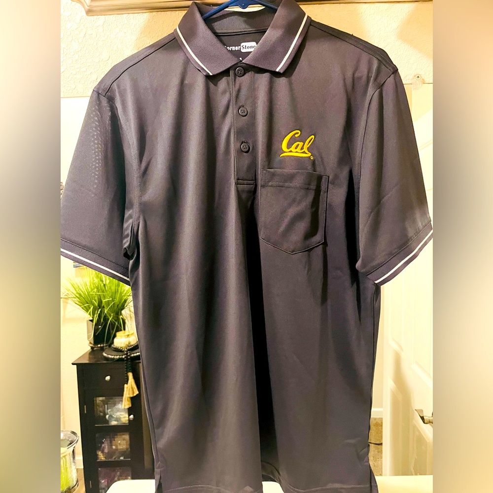 NWOT CORNERSTONE POLO SHIRT GRAY X-LARGE
